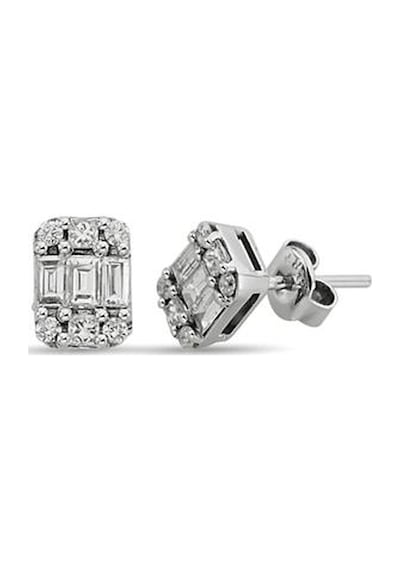 Pirnus Diamond Baget Küpe 14 Ayar Altın Gramı : 2.22