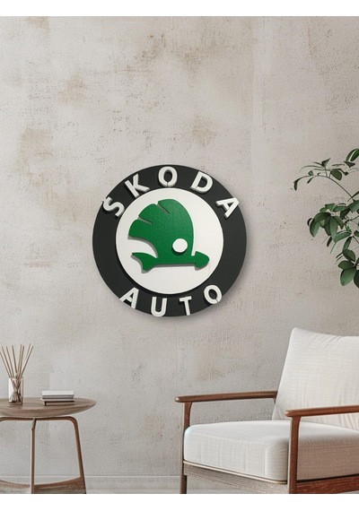 Skoda Logo 50x50 Skoda Araç Logo Skoda Marka Logo Skoda 3d Logo