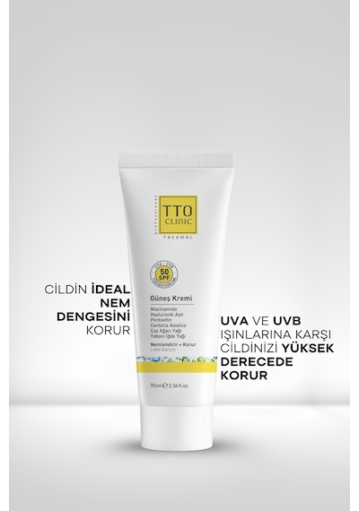 Tto Clinic Leke Karşıtı Koruyucu Güneş Kremi SPF50 70 ML