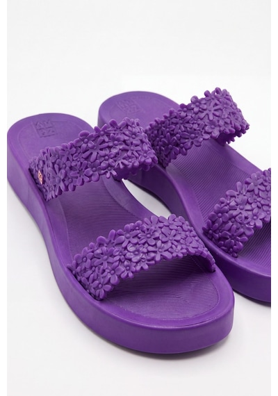 Zaxy Primavera Slide Kadın Terlik Mor 35/40