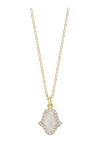 Fatıma Kolye 718946 Gold Gümüş