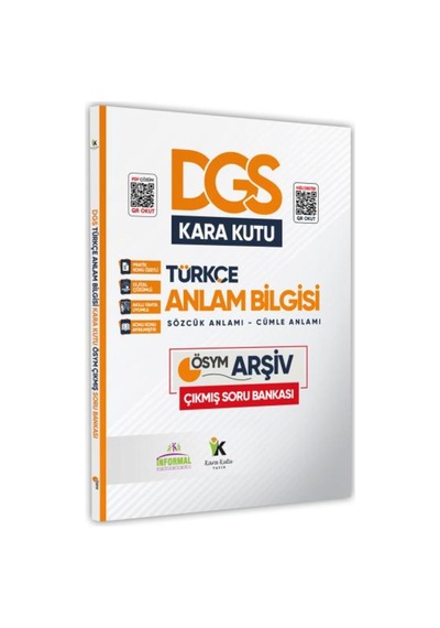 DGS Türkçenin Kara Kutusu Dijital Çözümlü Konu Özetli ÖSYM Çıkmış Soru Bankası 3lü Set Paket
