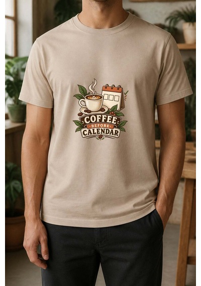 Zpz803 Coffee Before Calendar Ütüyle Uygulanabilir Transfer Baskı - 911529784