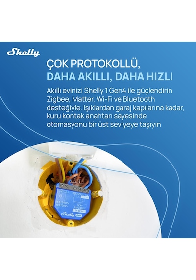 Shelly 1 Gen4 Akıllı Röle