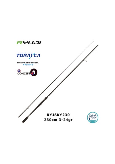 Ryuji Sky Force Fuji 2.30mt 3-24gr 2p Light Spin Kamış