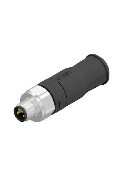 M8 4 Pin Erkek Düz Konnektör Conec 42-00011