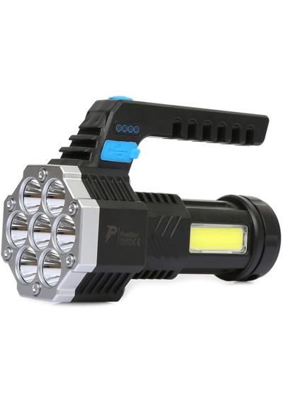 Ps-3879 Usb Şarj Göstergeli Şarj Edilebilir 7 Xpe +cob Led E Tdrtr Çok Renkli 88996340