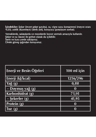Fersan Vişne Ekşili Sos X 3 Adet