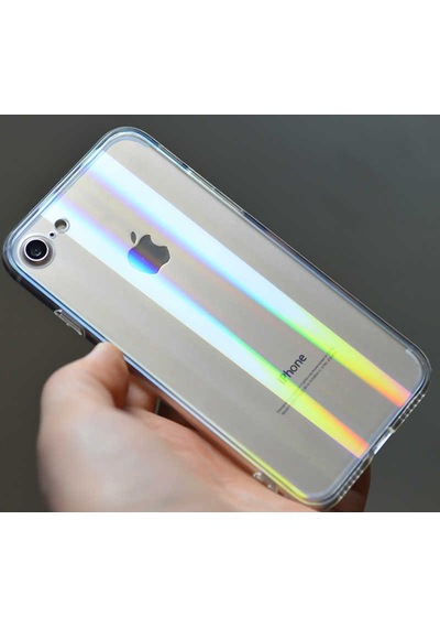 Apple Uyumlu iPhone 6 Kılıf Zore Rainbow Kapak Renksiz