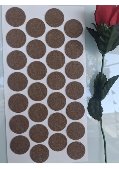 Keçe 90743 Hrd 4 Paket 28 Mm Kahve Masa Sandalye Koltuk Baza Ayak Çizdirmez Yapışkanlı