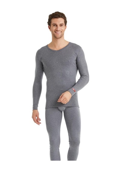 Blackspade V Yaka Gri Unisex Uzun Kol Thermal İçlik C7t5n2o1 001