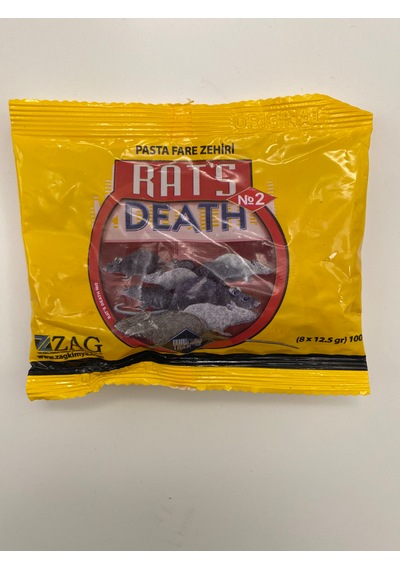 Rat's Death Pasta Fare İlacı 100 Gr - Yüksek Çekici Lezzetli Yem, Ev Ve İş Yeri Koruma