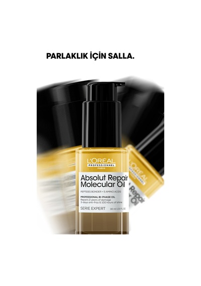 Paris Serie Expert Absolut Repair Molecular Dual Oil Saç Bakım Yağı 30ml