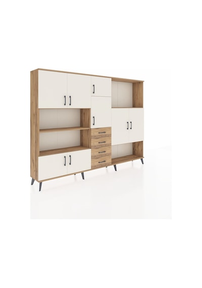 Arges Dolap 10 Raflı 4 Çekmeceli 8 Kapaklı 220x30x163 Çam-aytaşı/ Çam-aytaşı/çam Arges Dolap 10 Raflı 4 Çekmeceli 8 Kapaklı 220x30x163 Çam-aytaşı/ Çam-aytaşı/çam