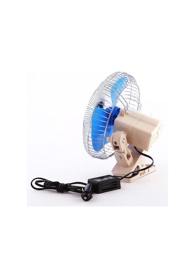 Ahmet Otomotiv Araç Içi Mandallı 12v 6" Oto Vantilatör - 2 Kademe Hız Ayarlı