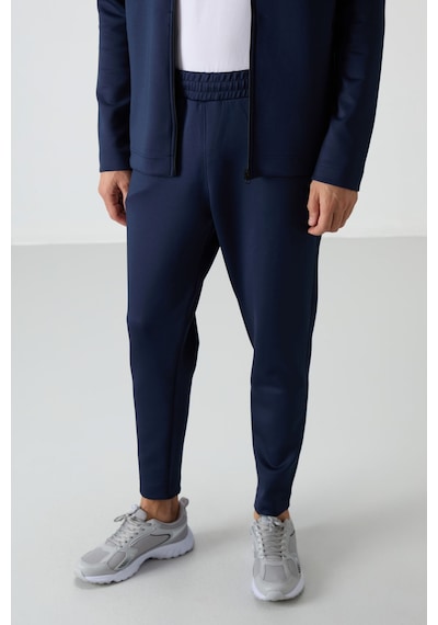Tommy Life Bran İndigo Scuba Kumaş Erkek Eşofman Takım - 85199 İndigo