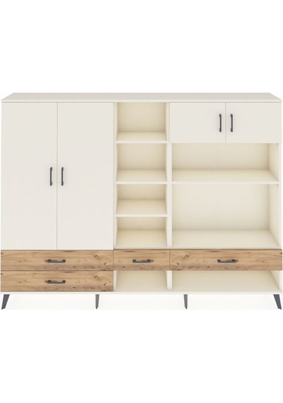 Arges Dolap 12 Raflı 4 Çekmeceli 4 Kapaklı 220x30x163 Aytaşı-ayta Aytaşı-aytaşı/çam Arges Dolap 12 Raflı 4 Çekmeceli 4 Kapaklı 220x30x163 Aytaşı-ayta Aytaşı-aytaşı/çam