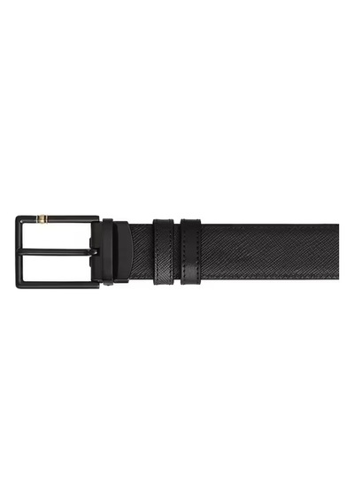 Montblanc Meisterstück Deri 30 Mm Çift Taraflı Kemer 222209 Siyah