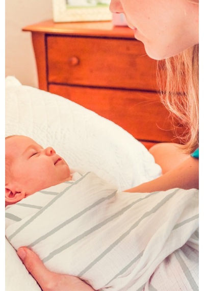 Ticky Lines Picky Baby Tekli Organik Müslin Çok Renkli