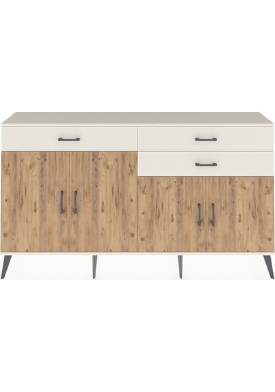 Arges Konsol 2 Raflı 3 Çekmeceli 4 Kapaklı 176x30x99 Aytaşı-çam/aytaşı Atlas Çam/aytası - Aytası