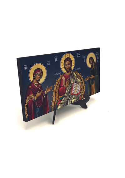 Ortodoks İcon Baskılı Mdf Masaüstlük 10x20
