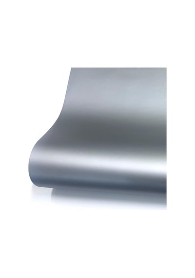 Silver Gümüş Renk Yapışkanlı Folyo Mat Yüzey 61 Cm 1 Metre