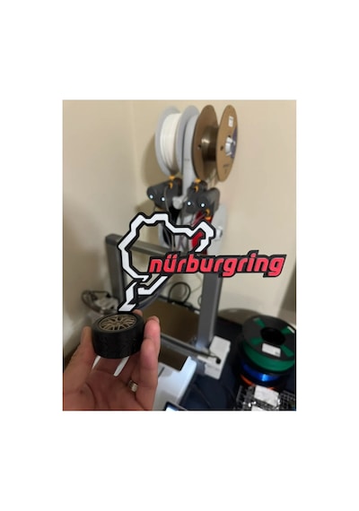Nürburgring Temalı Masa Dekoru