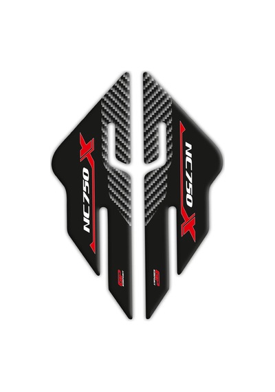 GP Kompozit Honda NC 750 X 2016-2020 Uyumlu Yan Pad Siyah-Karbon