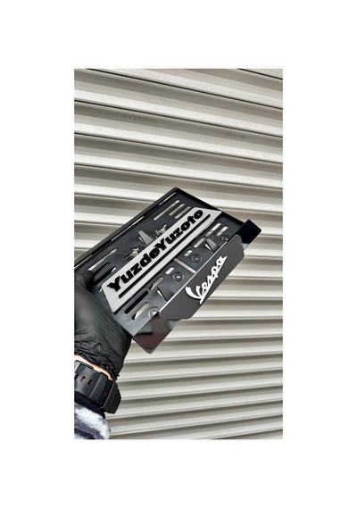 Vespa Uyumlu Motor Plakalık - 857306709