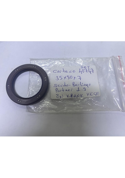 Corteco 35x50x7 Eksantrik Mili Keçesi Ön Krank Keçesi Citröen Berlingo Jumper Ducato Scudo Üçüzler