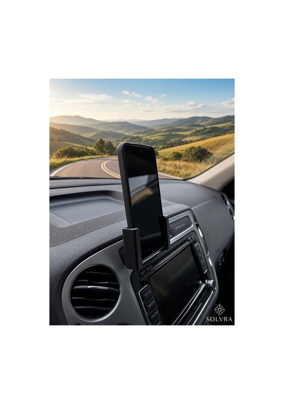 Volkswagen Tiguan 5n Araç İçi Telefon Tutucu Siyah - 943101148 Siyah