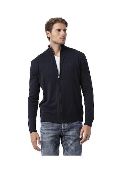 Cipo & Baxx Cp282 Ultimate Zip Luxe Knit Men Sweater Navyblue