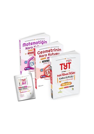 Tyt Matematik Tek Kitap - Geometri -  Ayt Matematik 3'lü Çıkmış Soru Bankası Set