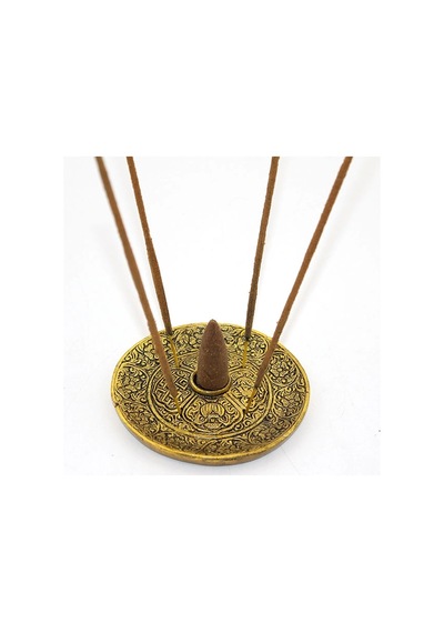 Metal Yuvarlak Tütsülük Ksk2184 Düz Renkli