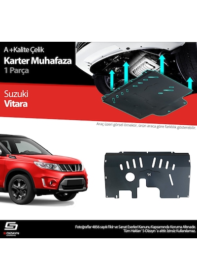 S-dizayn Suzuki Vitara Çelik Karter Muhafaza 2019 Üzeri A+ Kalite