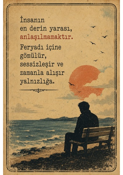 Retro Edebi Sözlü Mdf Duvar Tablosu Vintage Dekoratif Motivasyon Ve Anlamlı Yazı 33