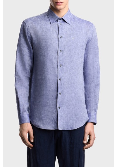 Emporio Armani Erkek Gömlek Em000099 Te10157 Ob003 Mavi MAVİ
