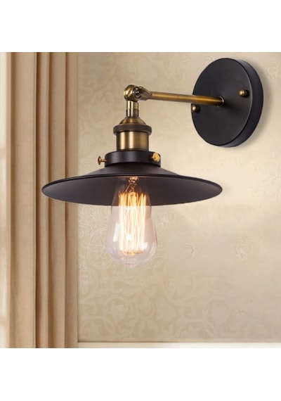 Riolight Retro Hareketli Başlık Aplik (454562460) Siyah