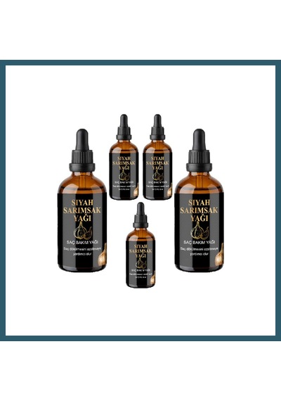 Bezos Siyah Sarımsak Ve Pirinç Suyu Saç Serumu 50 Ml 5 Adet - Sülfatsız, Parabensiz Ob