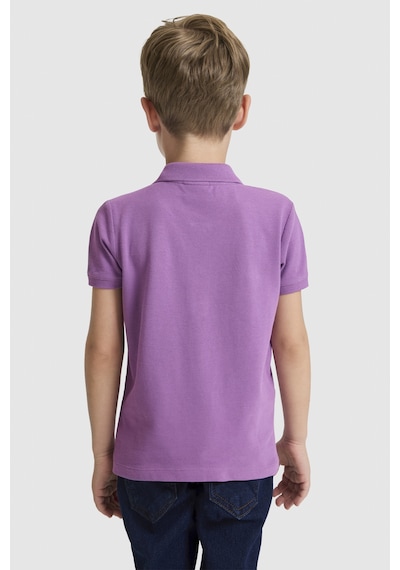 U.s. Polo Assn. Erkek Çocuk Menekşe Tişört Basic 50325608-vr037 Menekse