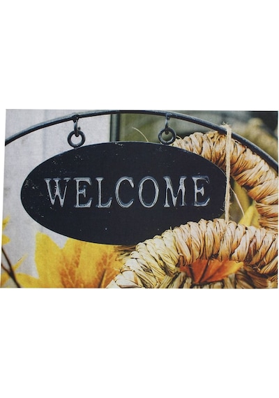 Welcome Yazılı Kauçuk Kapı Önü Paspası (455029614)