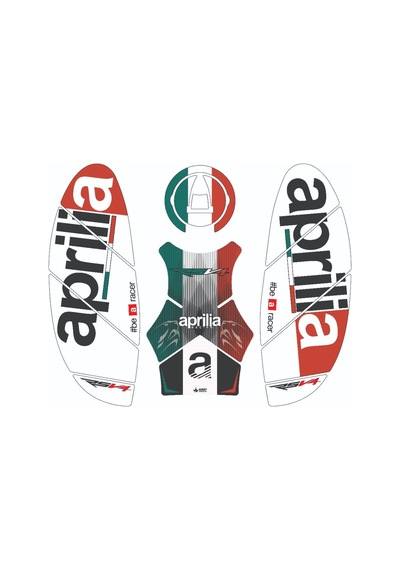 Grippatch Aprilia Rsv4 2024 Uyumlu 14 Parça Tank Pad Seti Gc46-1 Çok Renkli