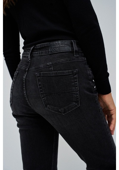 Salsa Jeans Siyah Kadın Düz Denim Pantolon 21008391-true
