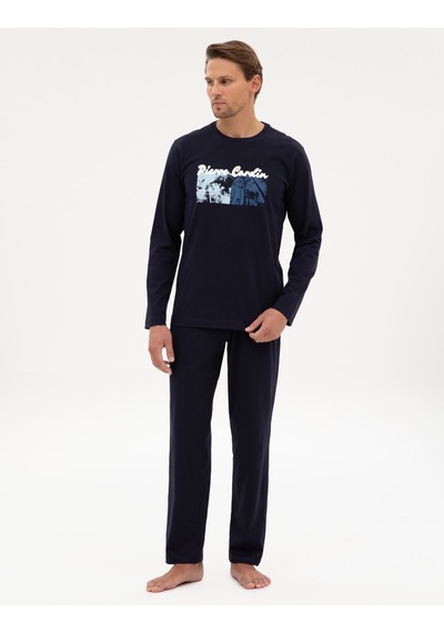 Pierre Cardin Erkek Lacivert Pijama Takım 50322631-200 Lacivert