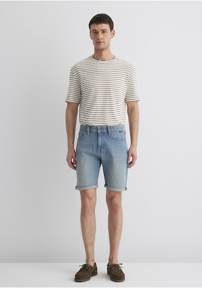 Mavi - Brian 90lar Vintage Indigo Mavi Jean Şort 0418485360 Açık Mavi