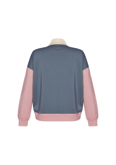 Hummel Yankey Fermuarlı Sweatshırt 922447-8588 Mavi