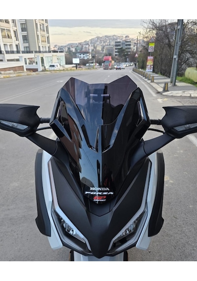 Motocam Honda Forza 250 Ön Cam 2018-2020 Model 43cm Siyah Renkli 4mm
