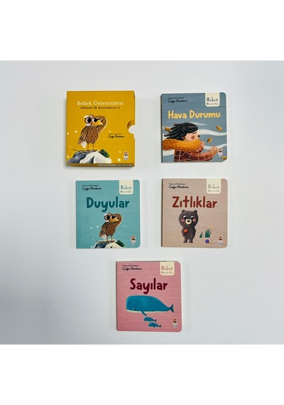 Bebek Üniversitesi Hikayeli İlk Kavramlarım 4 Seri 16 Kitap Set