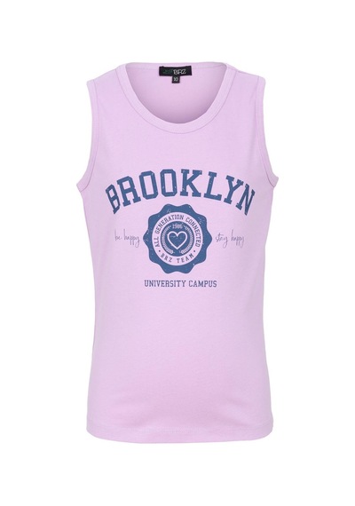 Brz Kids Baskılı Kız Çocuk Sıfır Kol T-shirt-lila Lila