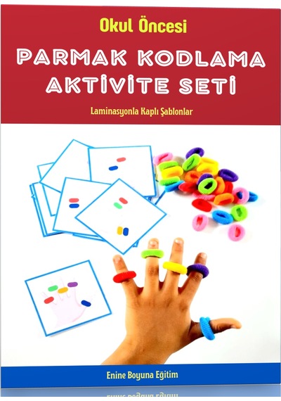 Okul Öncesi Parmak Aktivite Seti Parmak Kodlama